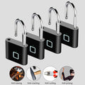 Electronic Fingerprint Lock Waterproof Smart Padlock Keyless Security