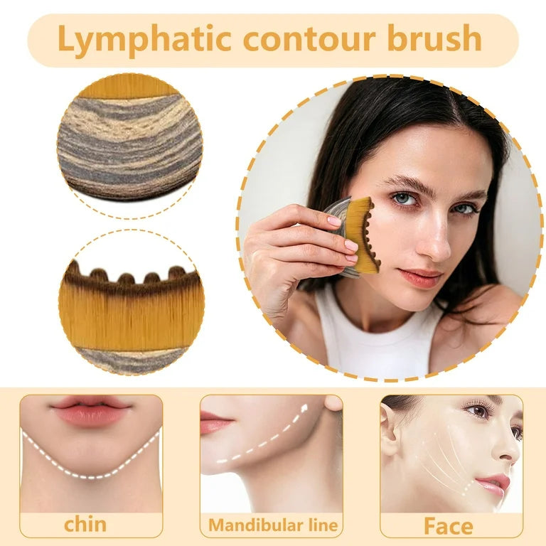 Face Brush Lymphatic Drainage Massager for Face