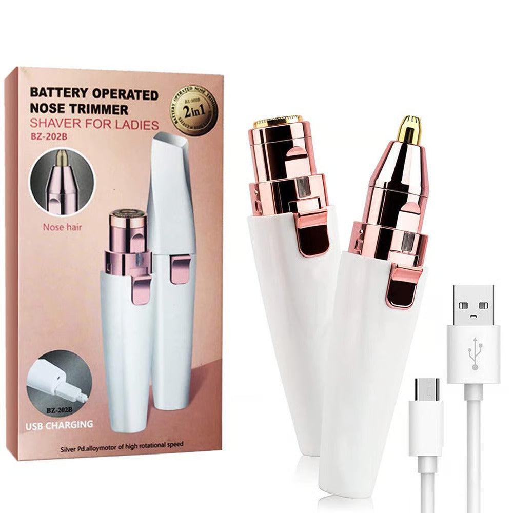 🔥2-in-1 Women's Eyebrow and Facial Hair Removal Device