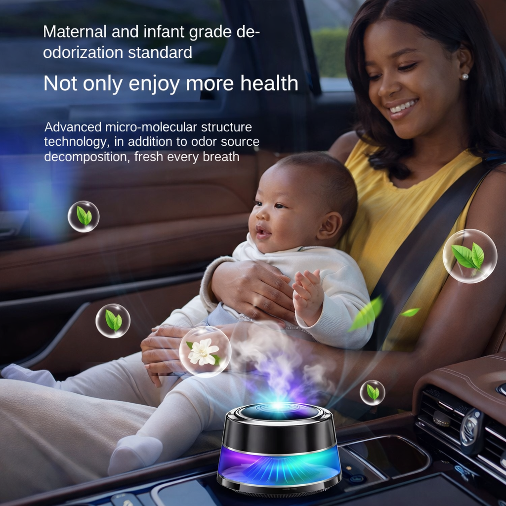 Multi-color Interchangeable Car air Freshener Machine with Smart Cloud Mist View