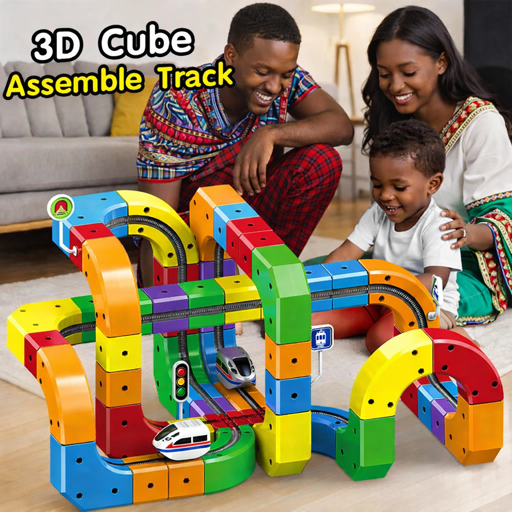 Hot Kids Diy Assembly Magic Track Car Baby Racing 51 pc