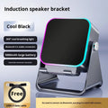 New Wireless Sensor Speaker Phone Desktop Stand with Atmosphere Light Bluetooth Speaker