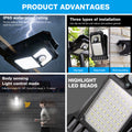 Outdoor Solar Clip Light with Motion Sensor
